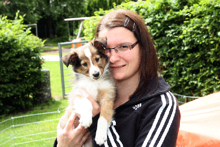 Ebby von Don eranzo mit Frauchen