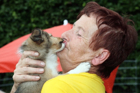 Eviva von Don Elranzo mit Frauchen !